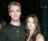 James Van der Beek au côté de son ex-femme Heather McComb