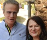 Christophe Lambert et Josiane Balasko lors du 6e Festival international du Film de Dubaï, le 14 décembre 2009.
