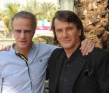 Christophe Lambert et Alain Monne lors du 6e Festival international du Film de Dubaï, le 14 décembre 2009.
