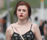 Frances Bean Cobain se promène à New York en août 2009 