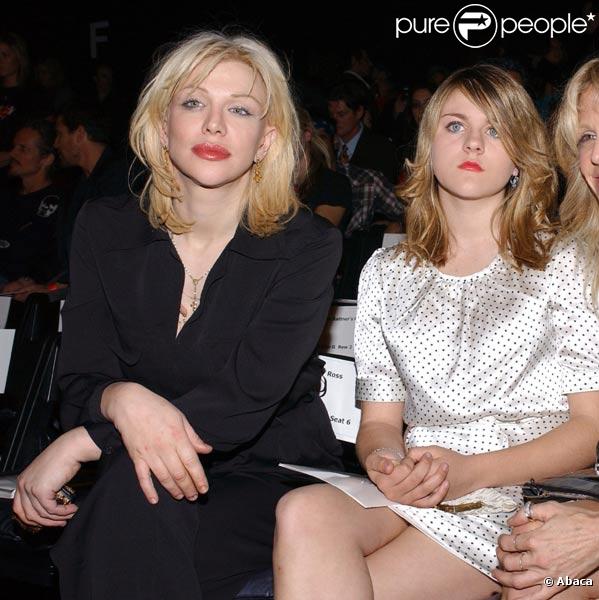 Courtney Love et sa fille Frances Bean en mars 2007 