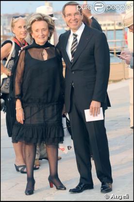 Bernadette Chirac et Jeff Koons