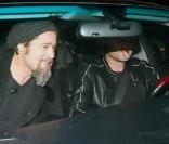 Brad Pitt à la sortie d\'un dîner bien arrosé au Mexico City de Los Feliz, en décembre 2009.