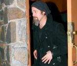 Brad Pitt à la sortie d\'un dîner bien arrosé au Mexico City de Los Feliz, en décembre 2009.