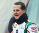 Michael Schumacher sur un circuit de kart. Décembre 2009