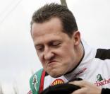 Michael Schumacher sur un circuit de kart. Décembre 2009