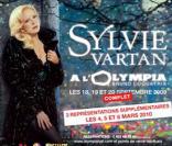 Sylvie Vartan à l'Olympia les 4, 5 et 6 mars 2010 !