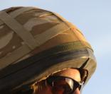Le Prince Harry dans le désert de la province de Helmand, au sud de l'Afghanistan