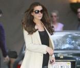 Kate Beckinsale devant le grand hôtel Chateau Marmont de Los Angeles, le 6 janvier 2010