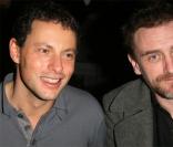Marc-Olivier Fogiel et Jean-Paul Rouve au défilé Paul and Joe