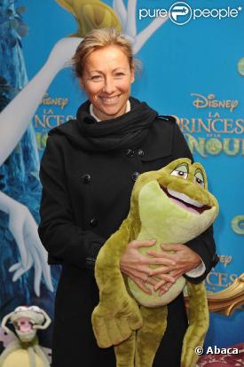 Anne-Sophie Lapix lors de l'avant-première de La Princesse et La Grenouille au Grand Rex à Paris le 17 janvier 2010