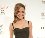 Reiko Aylesworth lors de la soirée promo de la troisième saison de Damages ainsi que la sortie du DVD de la deuxième saison à New York le 19 janvier 2010