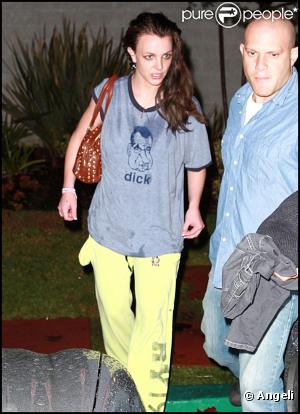 Britney Spears sort de la gym, le 21 janvier 2010. Studio City, Los Angeles