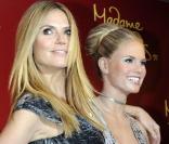 Heidi Klum inaugure sa statue de cire au musée Madame Tussauds de Berlin. 25/01/2010