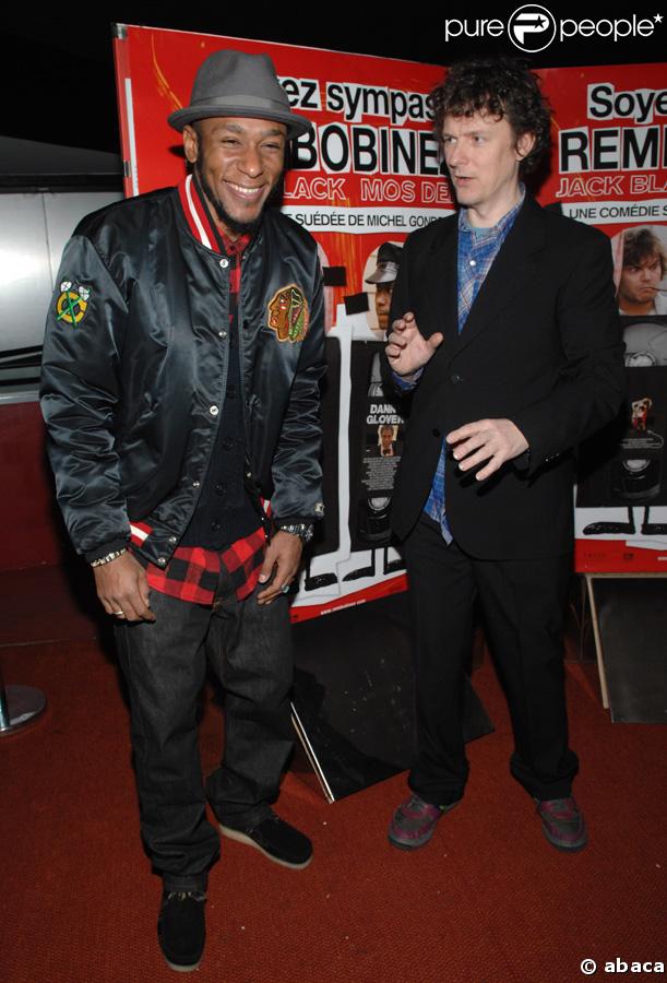 Mos Def et Michel Gondry à l'avant-première du film