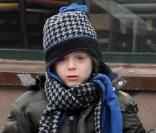 Mathew Broderick et son fils James, à New York, le 3 février 2010 !
