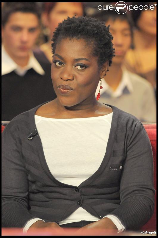 Claudia à l'enregistrement de VIVEMENT DIMANCHE (3 février 2010)