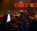 Nas et Damian Marley à la soirée Sos Saving Ourselves