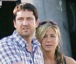 Gerard Butler et Jennifer Aniston sur le tournage de The Boutny Hunter 