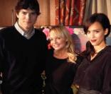 Jessica Alba, Ashton Kutcher et Emma Bunton à Londres le 11 février
