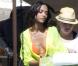 La belle Zoe Saldana en shooting maillots sur une plage de Los Cabos, au Mexique, le 25 janvier 2010.