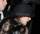 Lindsay Lohan à son arrivée à l'Electric Cinema à Nothing Hill à Londres le 15 février 2010