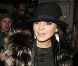Lindsay Lohan quitte l'Electric Cinema à Nothing Hill à Londres le 15 février 2010