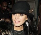 Lindsay Lohan quitte l'Electric Cinema à Nothing Hill à Londres le 15 février 2010