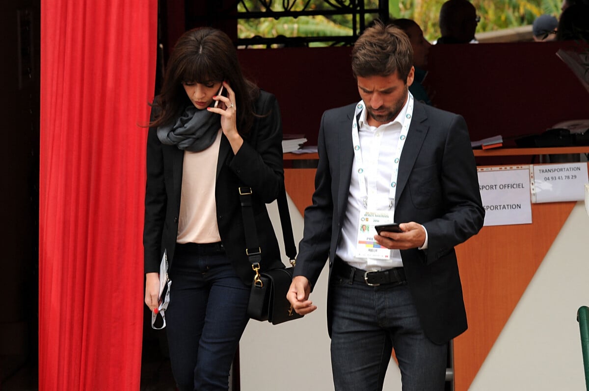 Photo Nolwenn Leroy et son compagnon Arnaud Clément People lors du Monte Carlo Rolex Masters