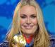 La magnifique skieuse américaine Lindsey Vonn, championne olympique de descente lors des Jeux Olympiques de Vancouver, au Canada, le 17 février 2010.