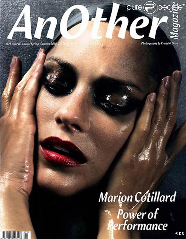 Marion Cotillard sublime en couverture de  Another Magazine. 