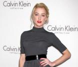 Amber Heard à l'after party Calvin Klein, dans le cadre de la Fashion Week new yorkaise, le 18 février 2010