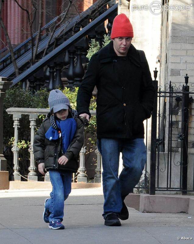 Matthew Broderick et son fils James (février 2010)