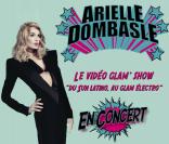 Arielle Dombasle dans le  Video Glam Show , les 24 et 25 mars 2010 à La Cigale de Paris.