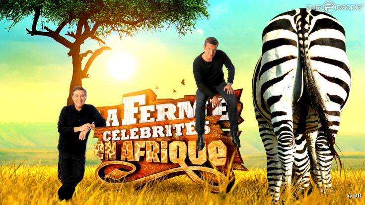 Benjamin Castaldi et Jean-Pierre Foucault dans La Ferme Célébrité en Afrique