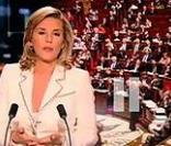 Laurence Ferrari annonce que la loi Hadopi a été votédansune assemblée pleine... or, elle était quasi-vide !