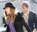 Sarah Jessica Parker et son mari Matthew Broderick à New York le 21 février 2010 