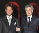 Lapo et Alan Elkann lors de la Vogue Party à Milan le 26 février 2010