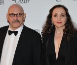 Pierre Trividic et Dominique Blanc lors de la 35e cérémonie des César le 27 février 2010