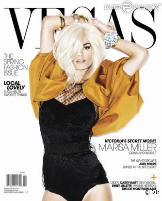 Marisa Miller en couverture de Vegas Magazine du mois de mars 2010 