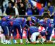 L'équipe de France lors du match amical de l'équipe de France face à l'Espagne