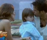 David Charvet reçoit la visite de sa famille : sa femme Brooke Burke et leurs deux enfants.