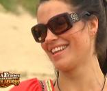 Karine Dupray semble apprécier ce moment passé sur la plage avec Mickaël Vendetta.
