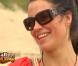 Karine Dupray semble apprécier ce moment passé sur la plage avec Mickaël Vendetta.
