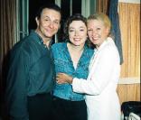 Roland Giraud et Maaike Jansen, avec leur fille Géraldine, en 1998