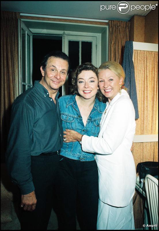 Roland Giraud et Maaike Jansen, avec leur fille Géraldine, en 1998