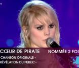 Du haut de ses 20 ans, Coeur de Pirate est nominée deux fois aux Victoires de la Musique.