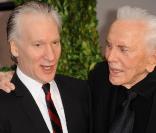 Bill Mahr et Kirk Douglas à la fête pour les Oscars organisée par le magazine Vanity Fair le 7 mars 2010