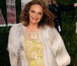 Diane von Furstenberg à la fête pour les Oscars organisée par le magazine Vanity Fair le 7 mars 2010