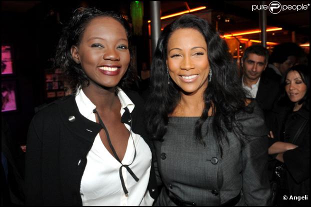 Rama Yade et Christine Kelly lors du lancement de la première édition de La Nuit des femmes à Paris le 7 mars 2010